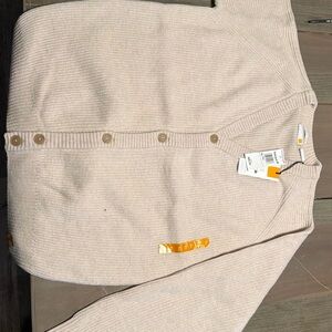 Timberland Beige Cardigan Sweater